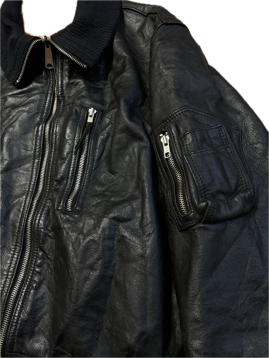 독일군 레더 항공 자켓 상품이미지4