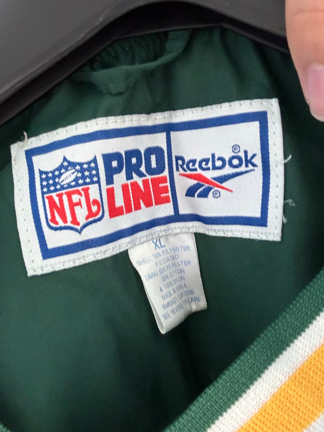 리복 NFL 그린베이 패커스 맨투맨 XL 상품이미지4