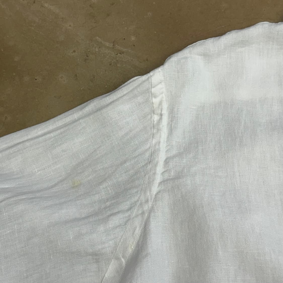 XL 폴로랄프로렌 클래식핏 화이트 린넨 셔츠 상품이미지8