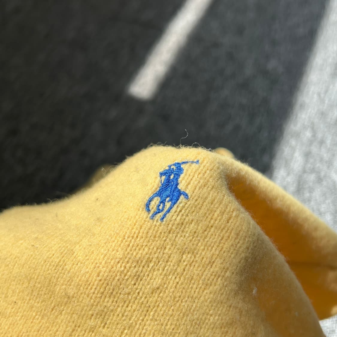 폴로 랄프로렌 옐로우 램스울 니트 상품이미지3