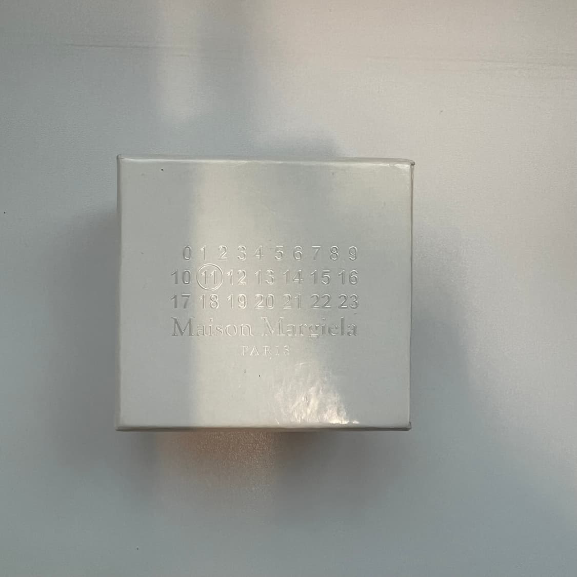 메종 마르지엘라 뉴메리컬 밴드 실버 링 7 상품이미지1