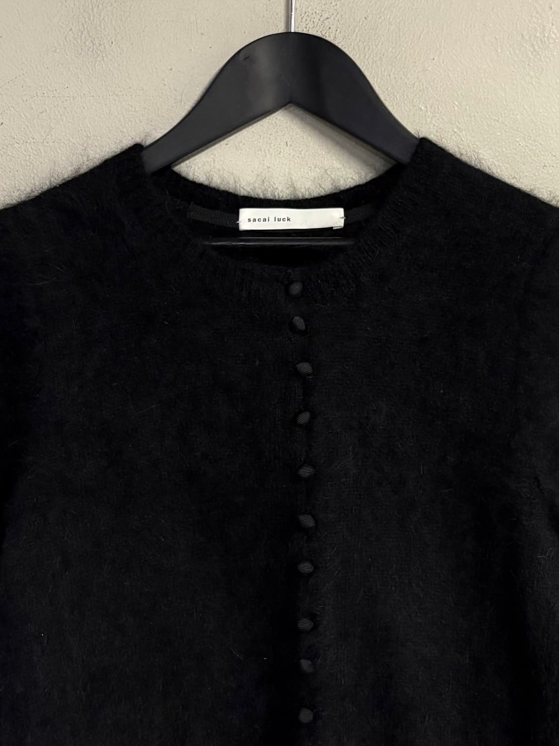SACAI LUCK angora pleated cardigan  상품이미지3