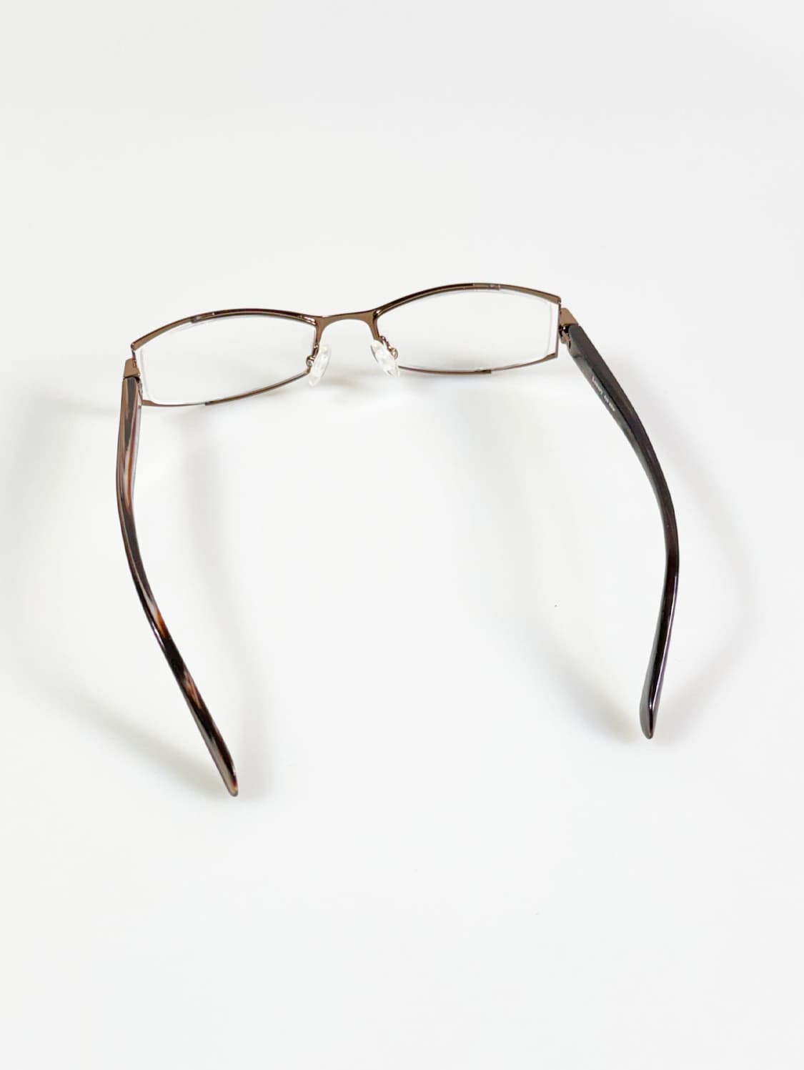 LUXURY EYEWEAR 브론즈 슬림 스퀘어 메탈 빈티지 안경 상품이미지5