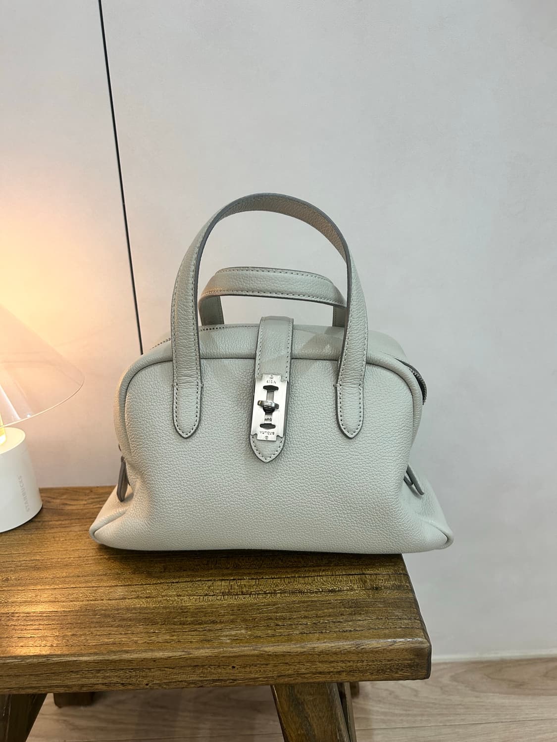 분크 토크 토트백 스몰 라이트베이지 상품이미지3