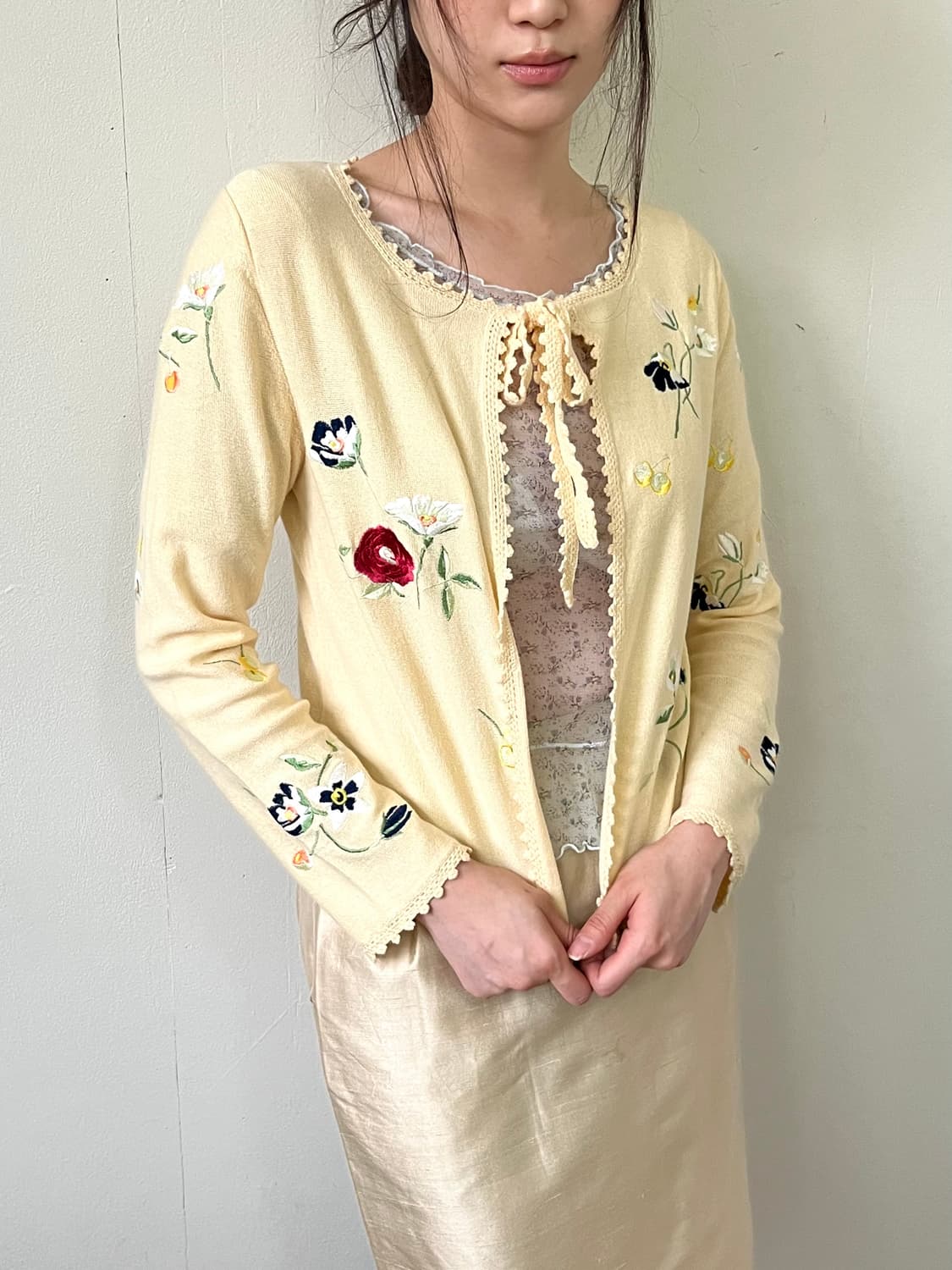 Sonia Rykiel 플라워 자수 가디건 상품이미지4