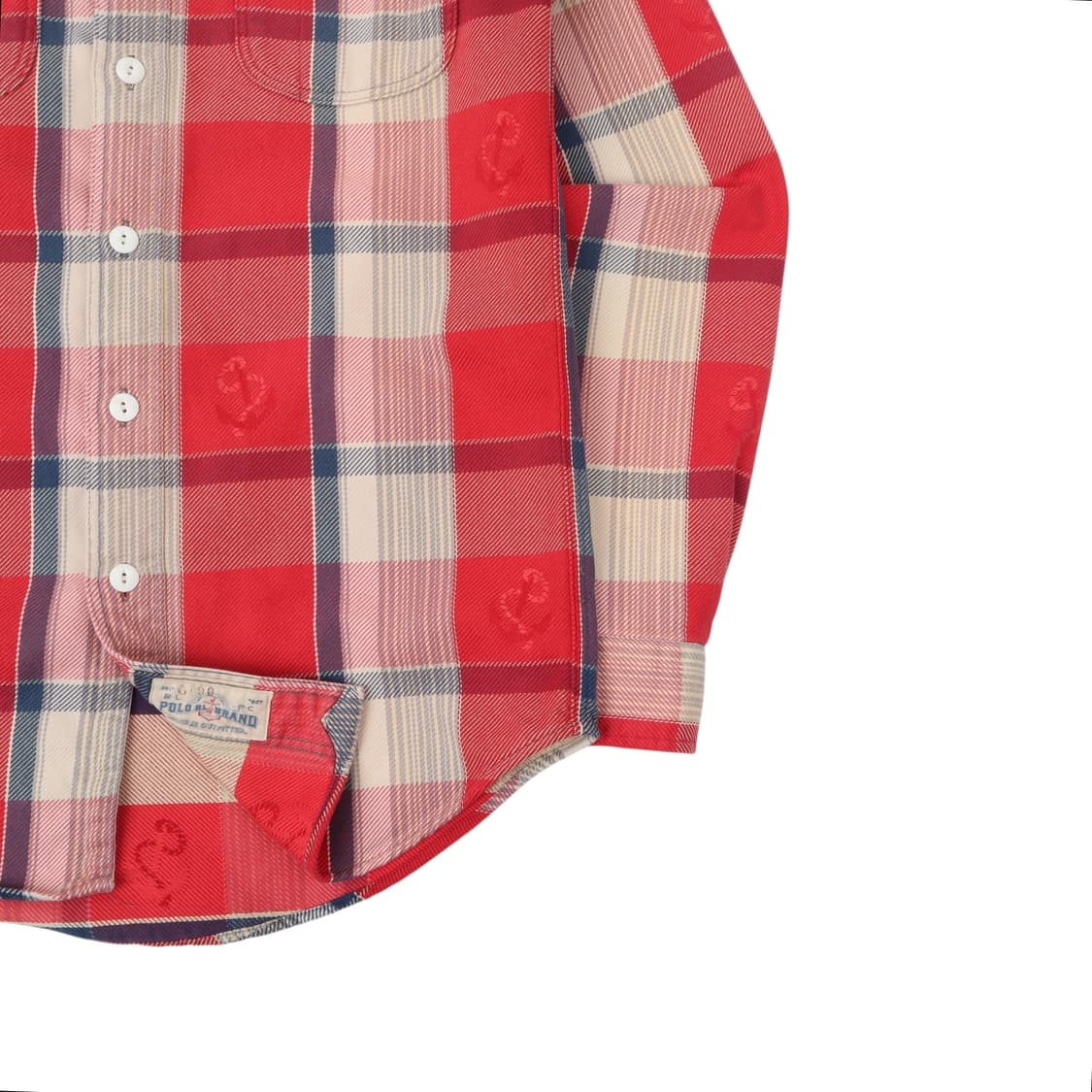 폴로 랄프로렌 마린 웨스턴 체크 트윌코튼 셔츠 상품이미지4