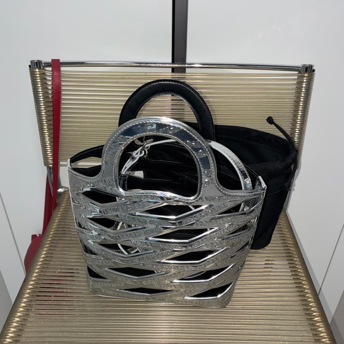 Balenciaga Neo Basket Metallic SilverBag 상품이미지2