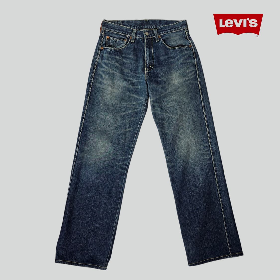 [W32L33]00s 리바이스 Red Loop 새들스티치 510 데님팬츠 상품이미지1