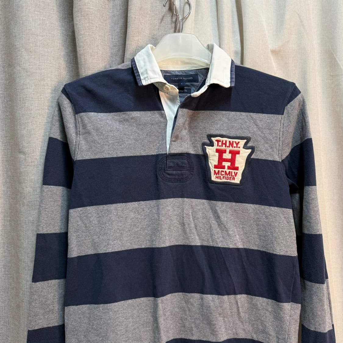 [95] 타미힐피거 스트라이프 럭비 긴팔티 맨투맨 상품이미지3