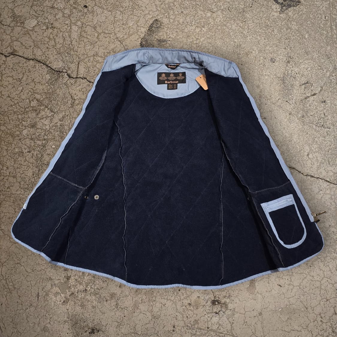 Barbour 윈터 풀본  스카이블루 퀼팅 베스트 상품이미지6