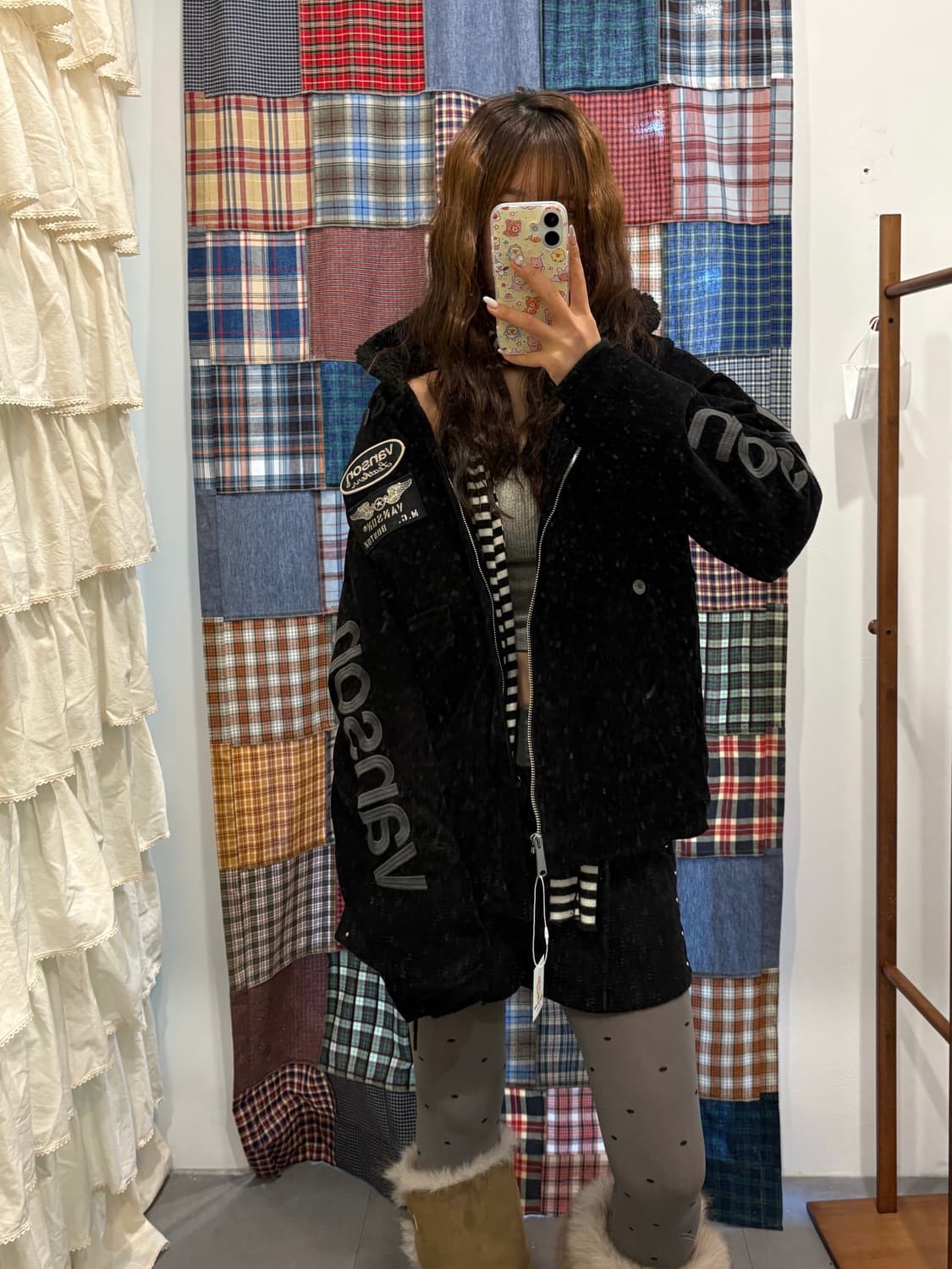 밴슨 코듀로이 후드자켓 상품이미지1