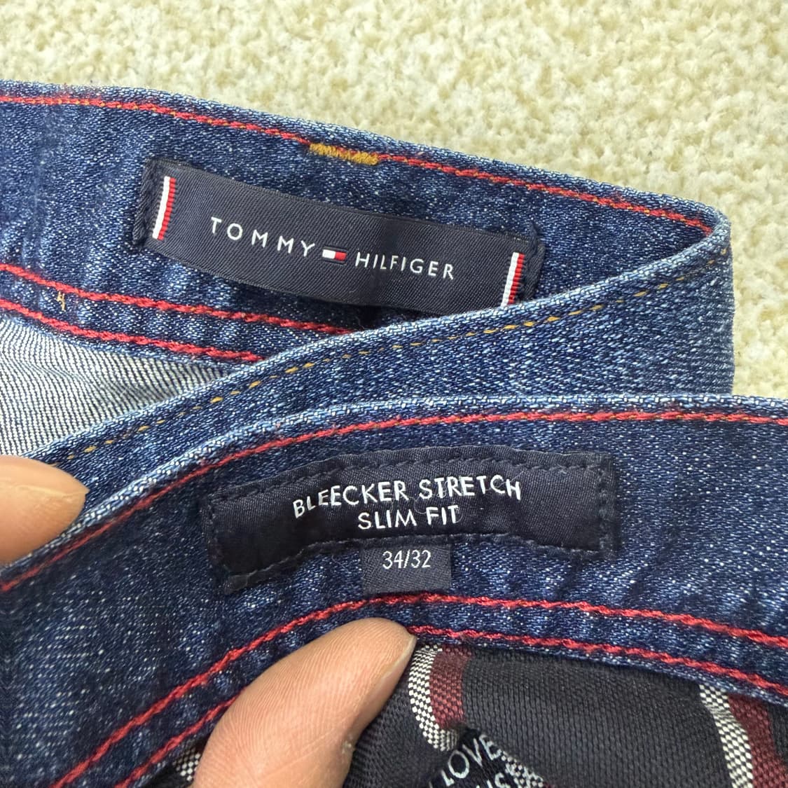 34/32 타미힐피거 슬림핏 데님팬츠 0210T 상품이미지4