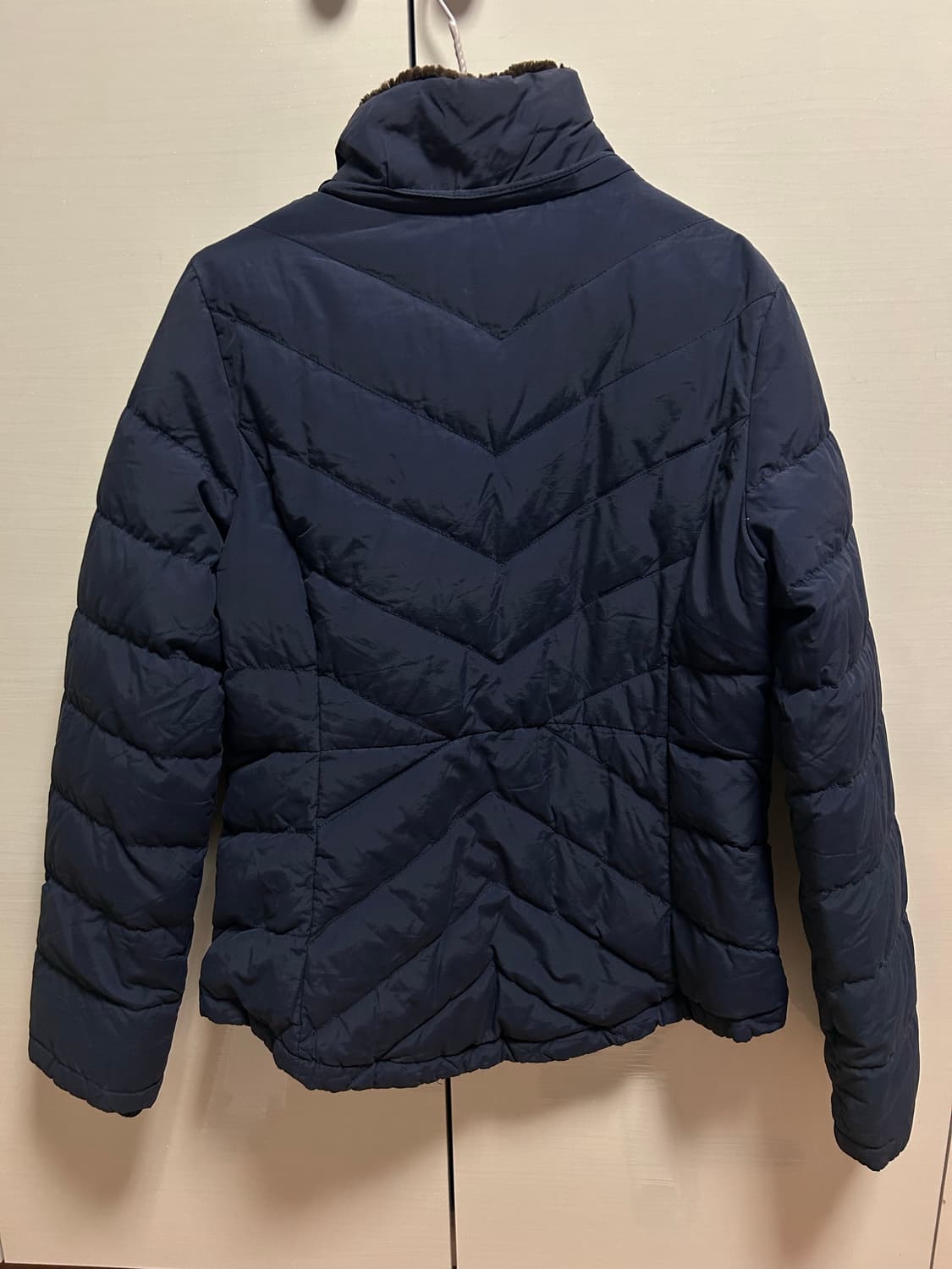 폴로 여성 퀼팅 패딩 S 네이비 상품이미지4