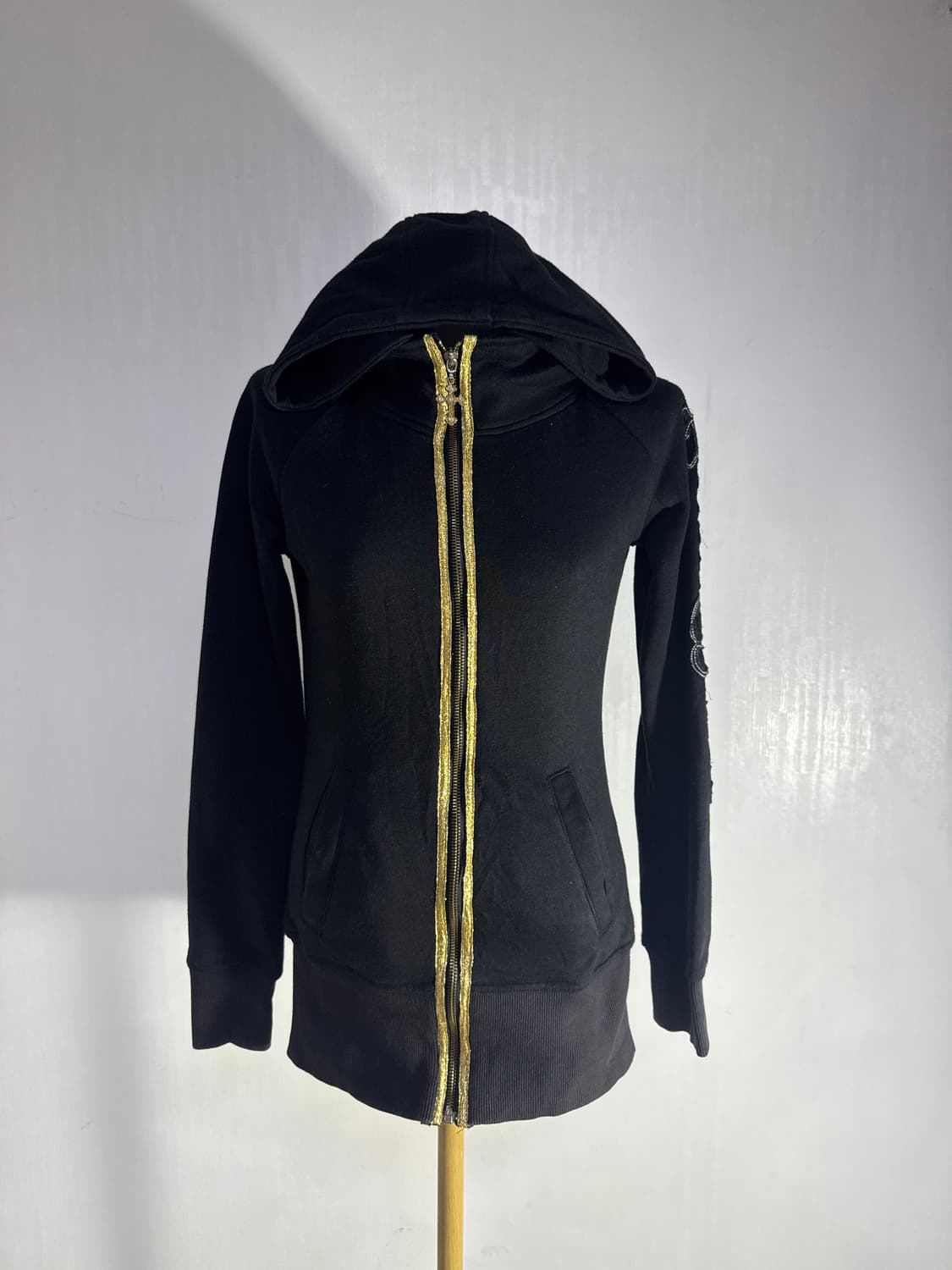 REAL MA*RS 레터링 스컬 후드집업 마즈 갸루 y2k 상품이미지3