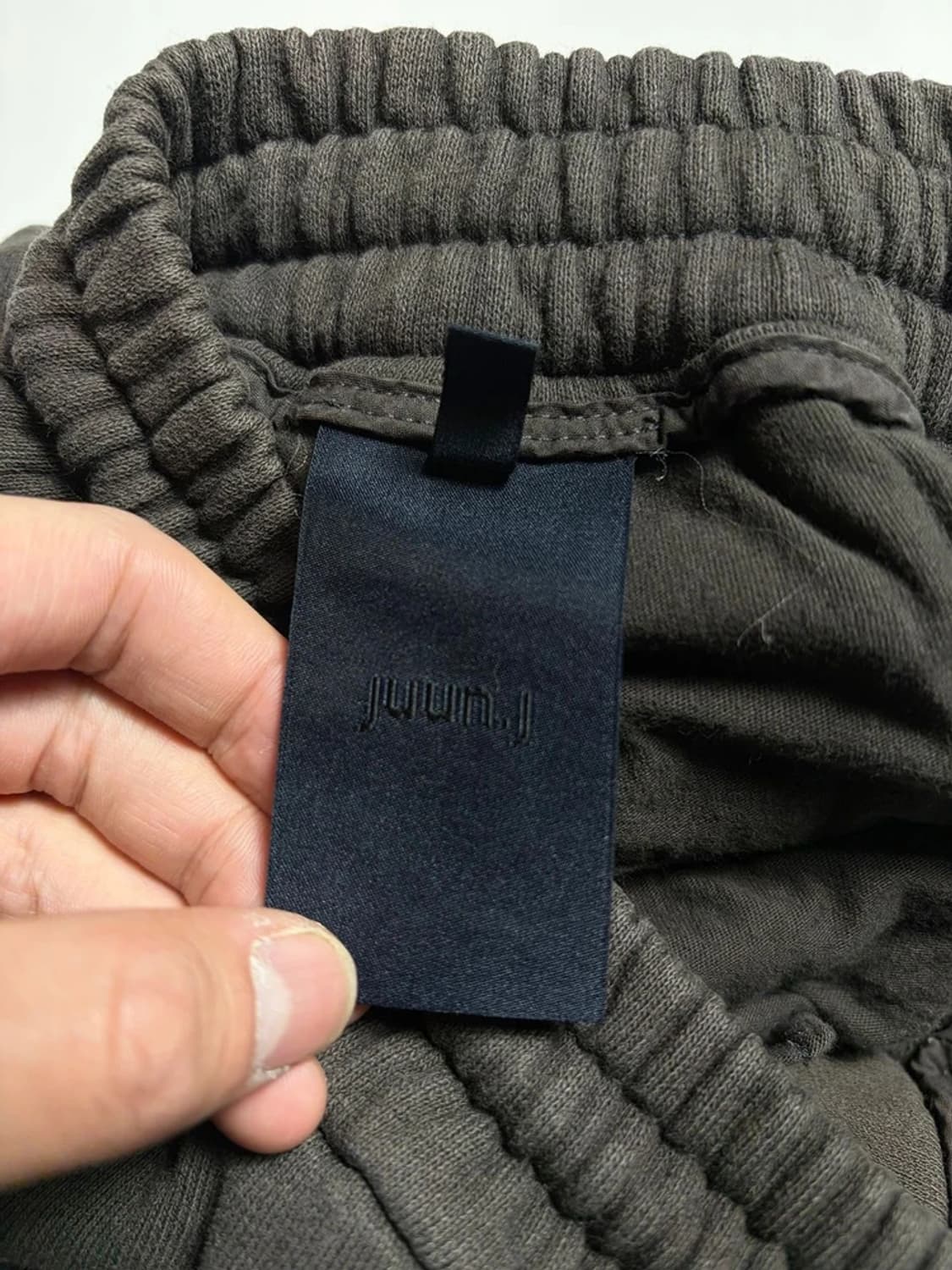준지 Juun.J 19SS 피그먼트 워싱 스웻 반바지 R1105 상품이미지6