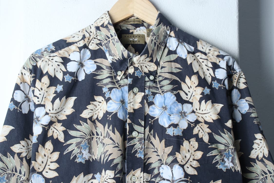 (L-XL) 브랜드빈티지 반팔셔츠 남방 90년대 USA-H33370 상품이미지3