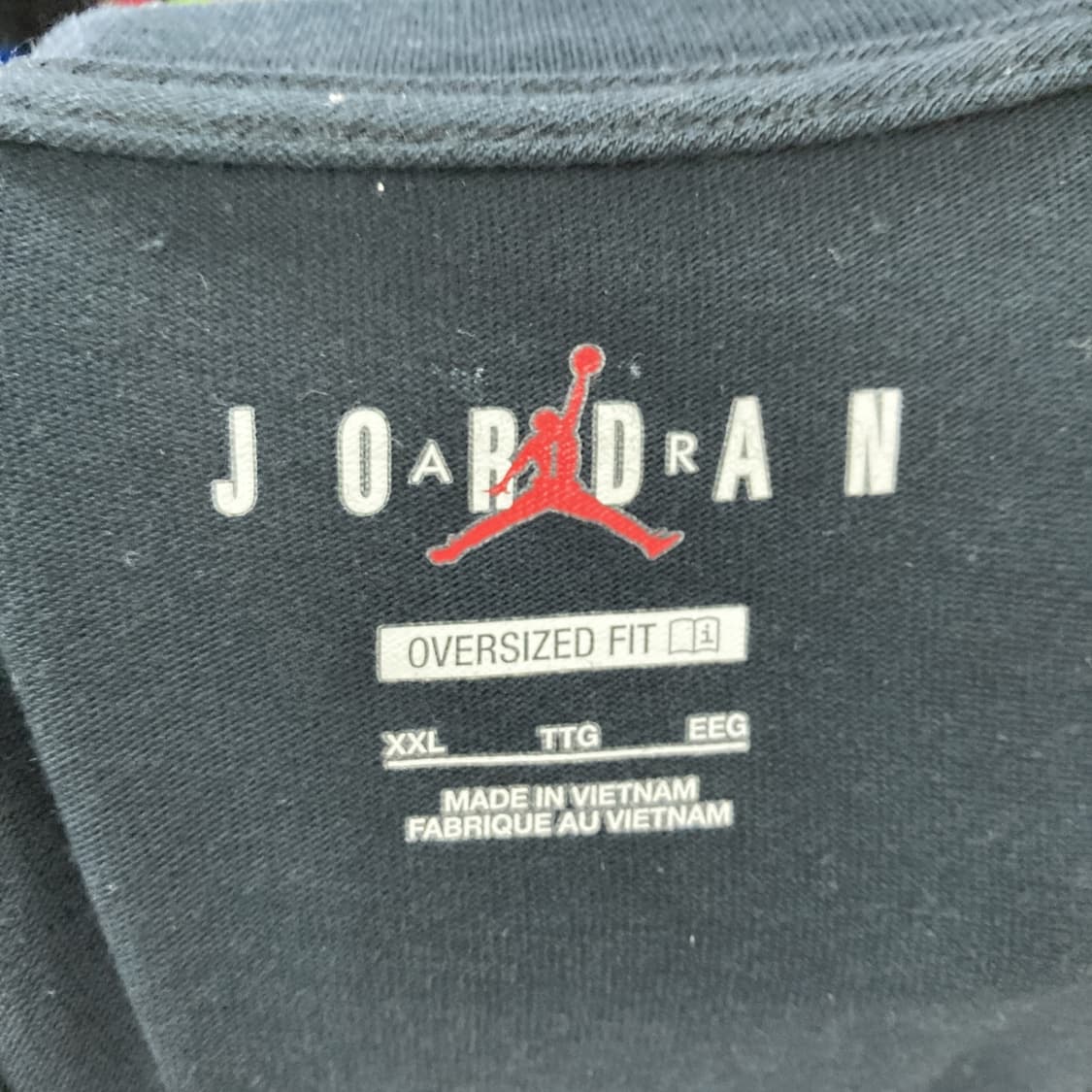 나이키조던 남성반팔 블랙 XXL  상품이미지4