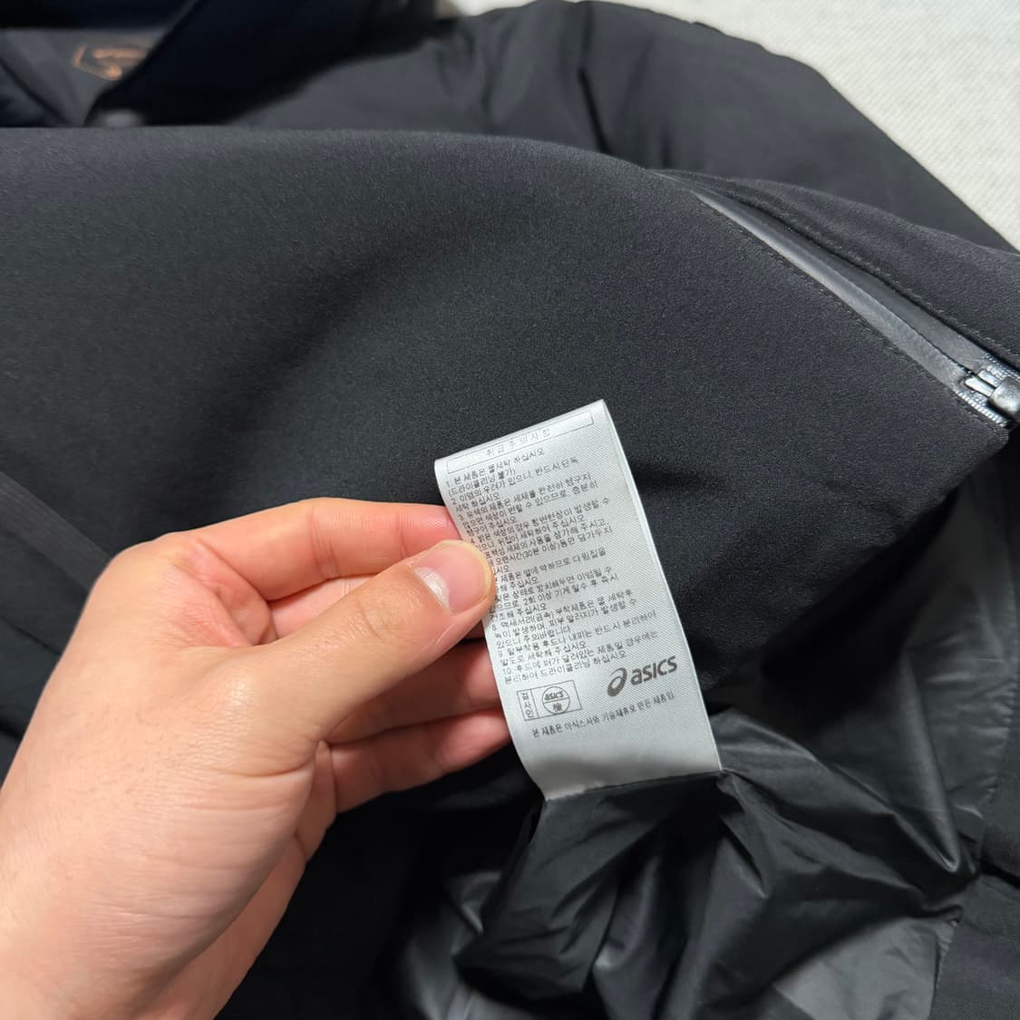 아식스 사이드로고 덕다운 패딩 자켓 상품이미지5