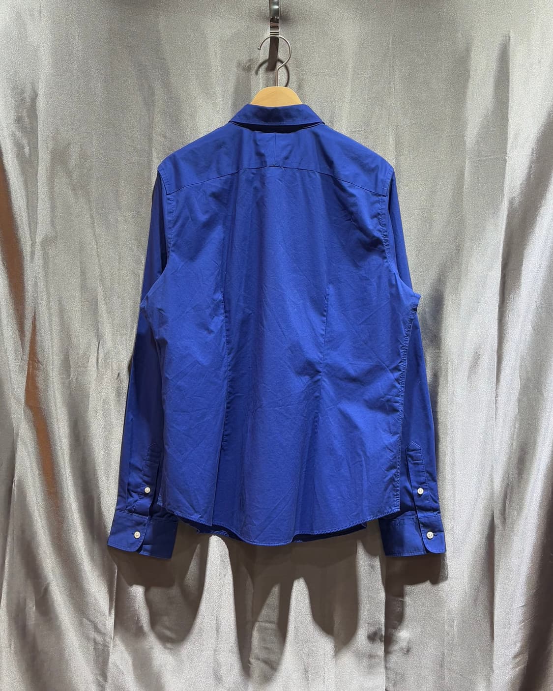 L 폴로랄프로렌 논아이론 딥블루 코튼 셔츠 상품이미지3