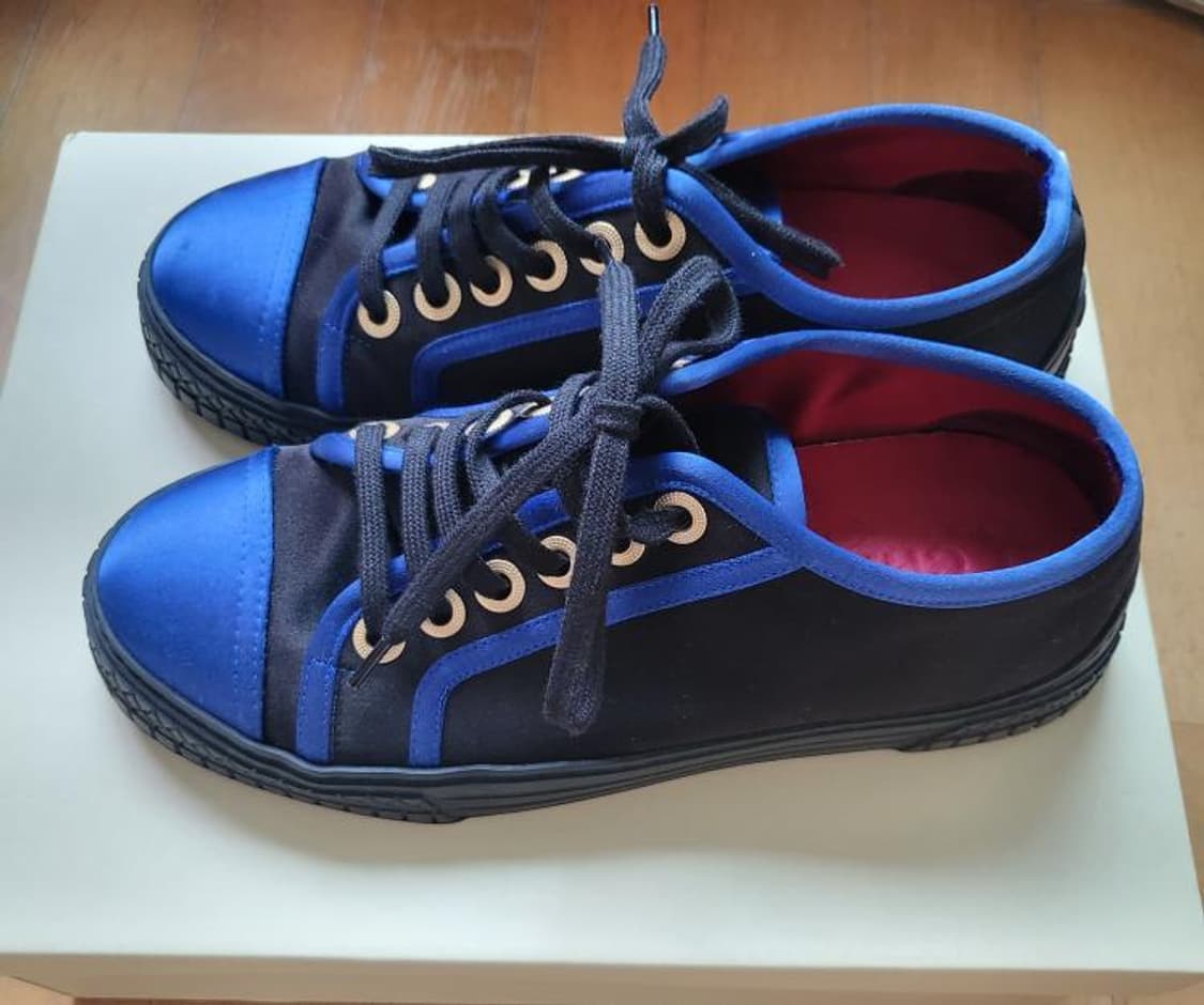 샤넬 새틴 스니커즈운동화 상품이미지3