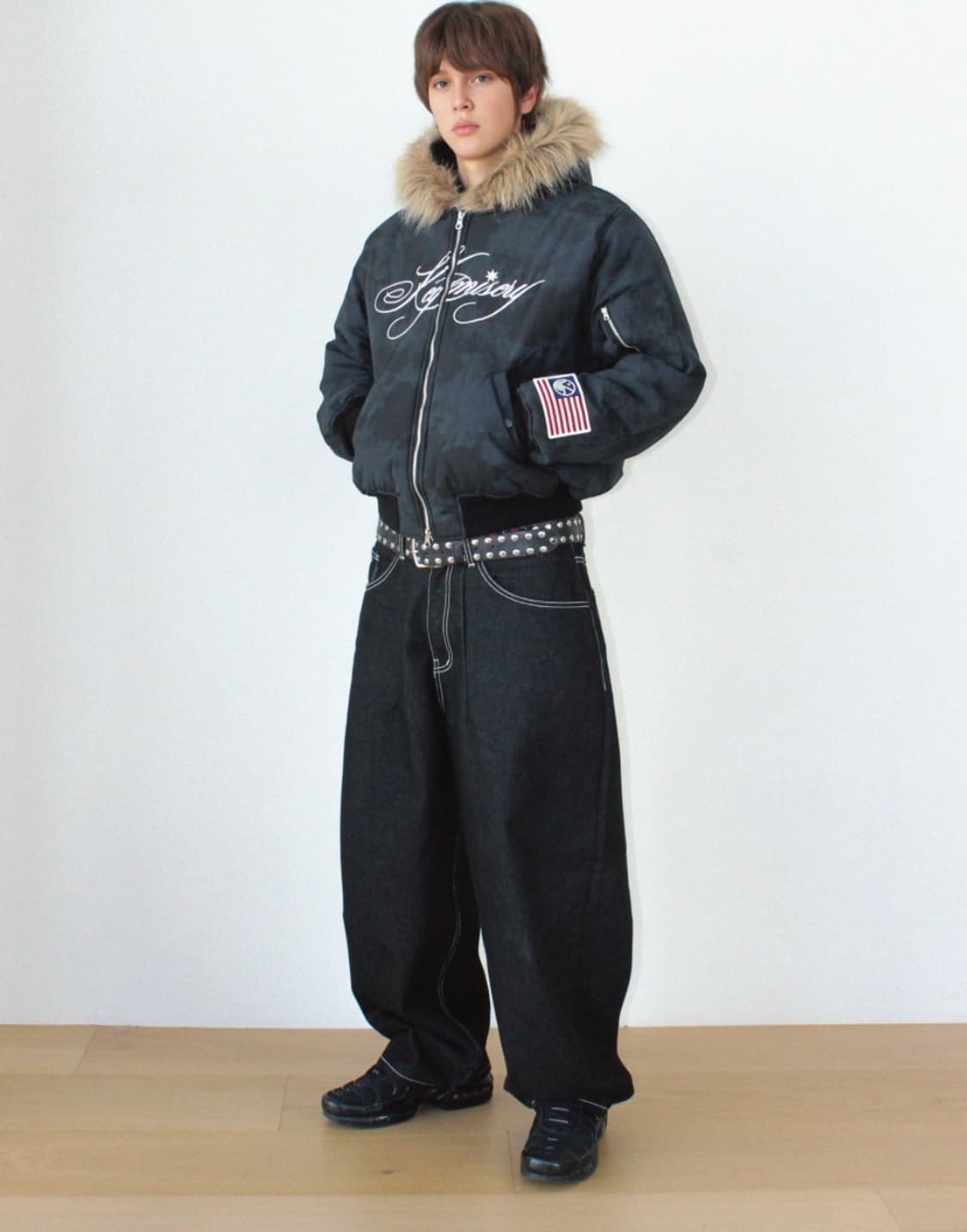 키미저리 퍼 후드 ma-1 상품이미지2