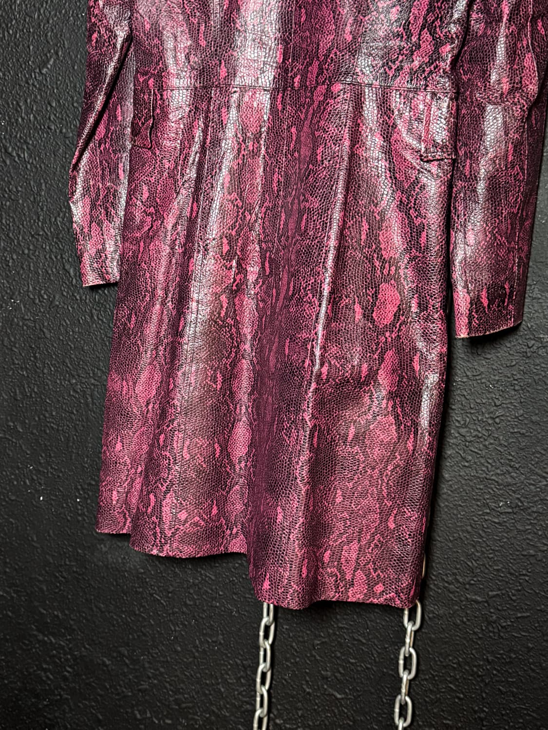 Hysteric Glamour – Python Leather Coat 상품이미지7