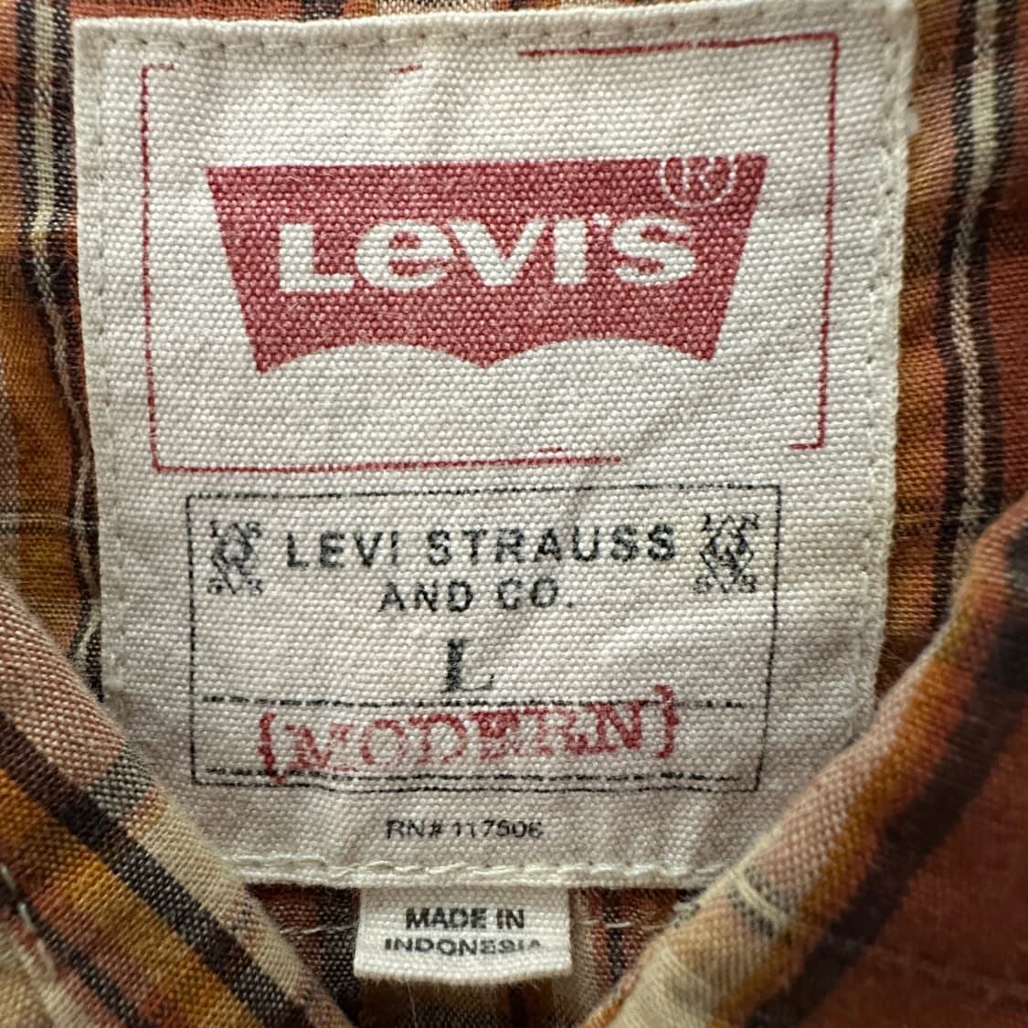 LEVI'S white tab western shirt 상품이미지6