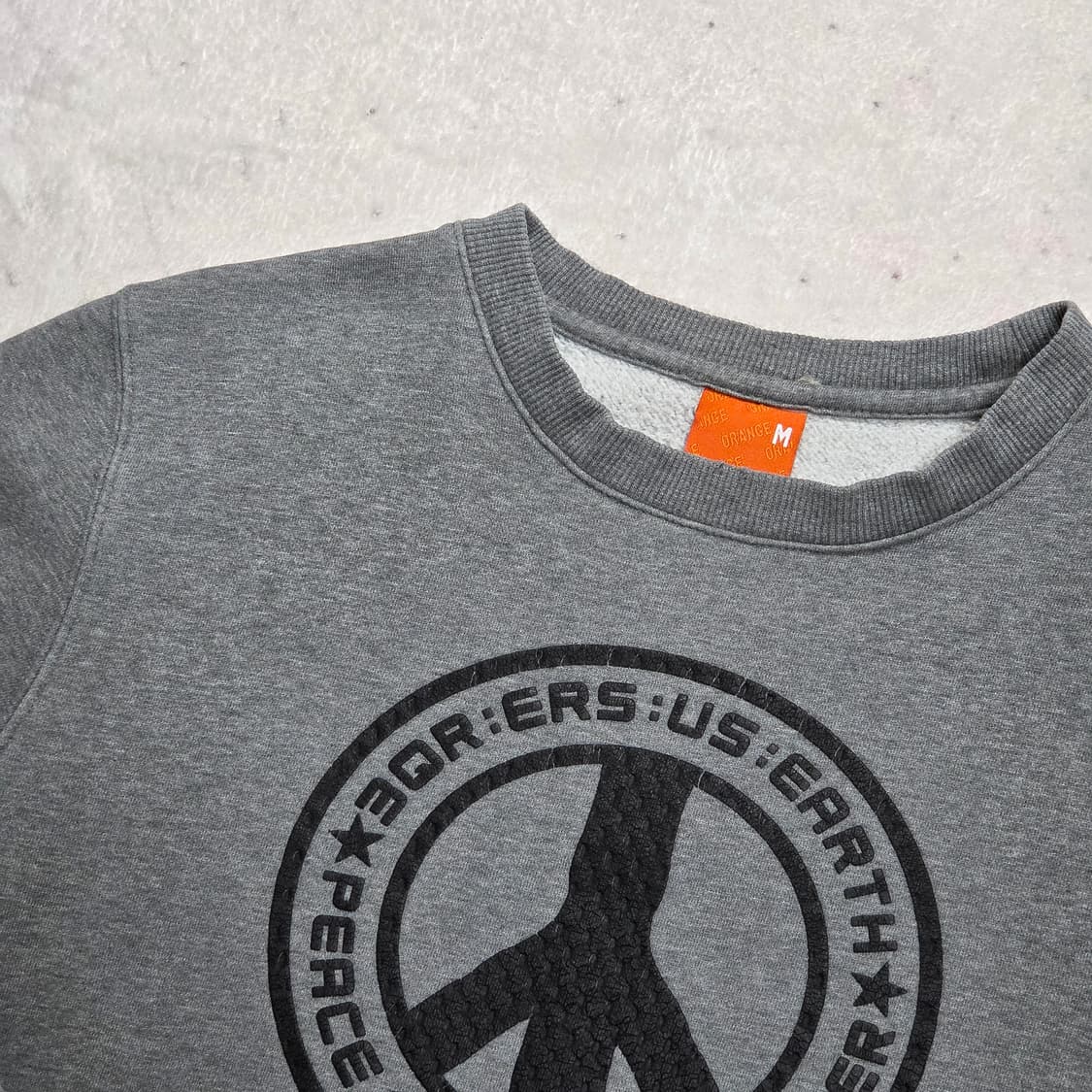 쓰리큐알 그레이 맨투맨 상품이미지2