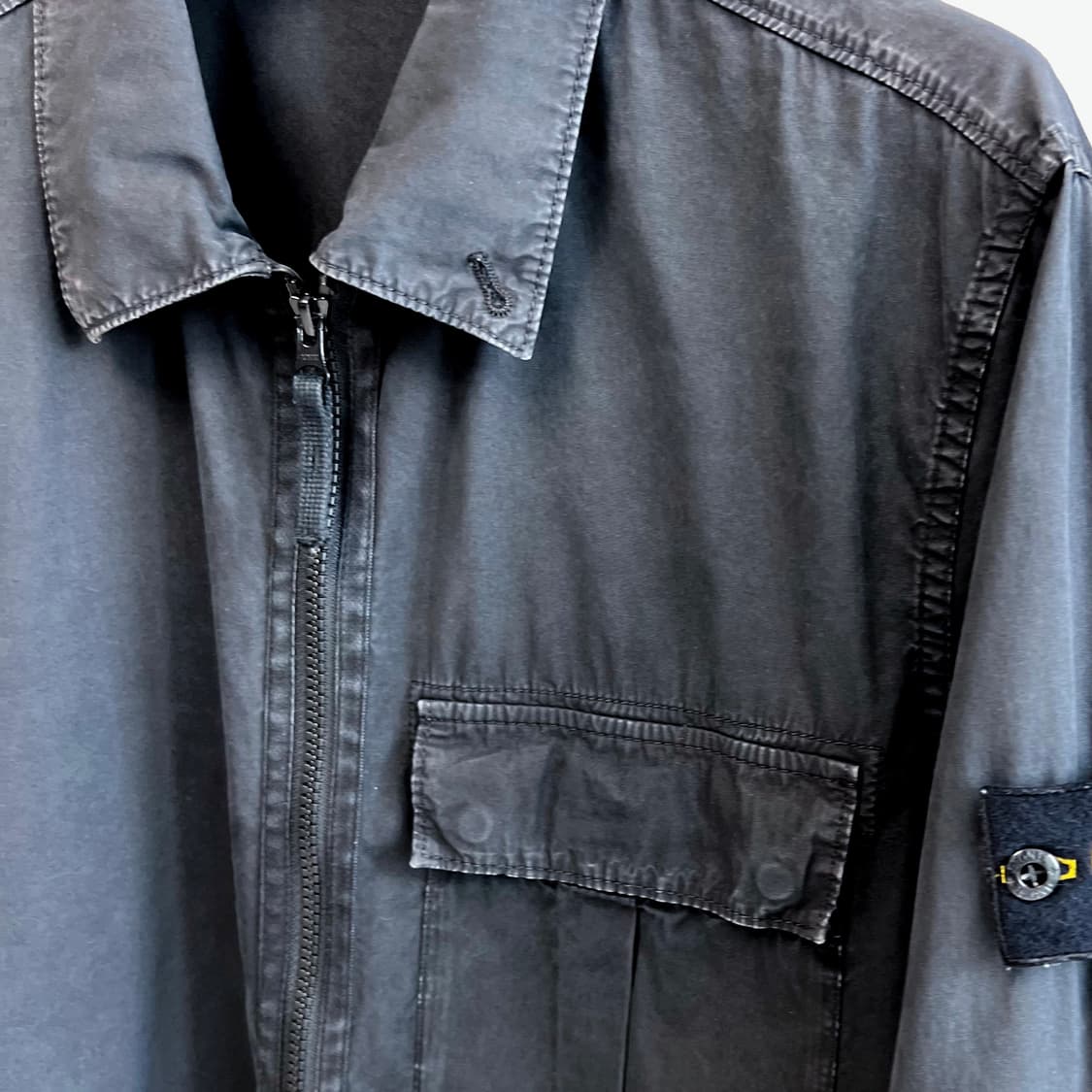 [M] 스톤아일랜드 올드이펙트 오버셔츠 자켓 상품이미지4