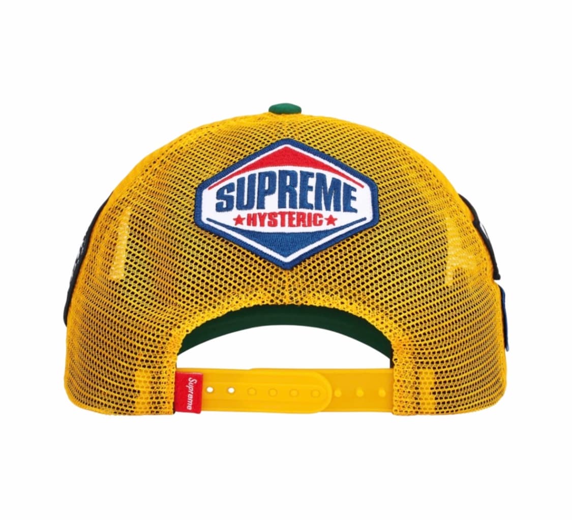슈프림 밴슨 히스테릭글래머 3자협업 그린 캡 상품이미지3