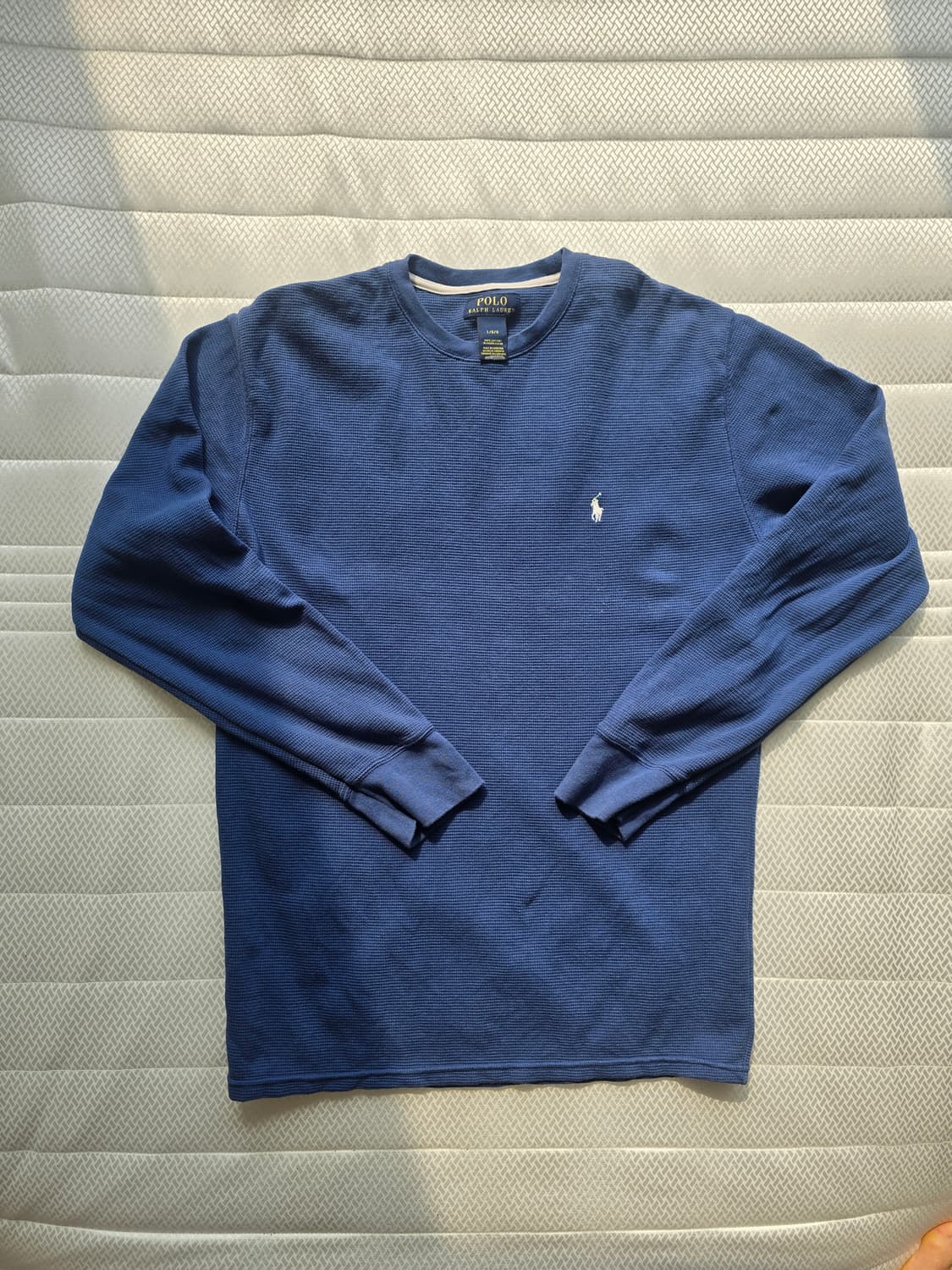 폴로 랄프로렌 롱슬리브 와플 티 상품이미지1