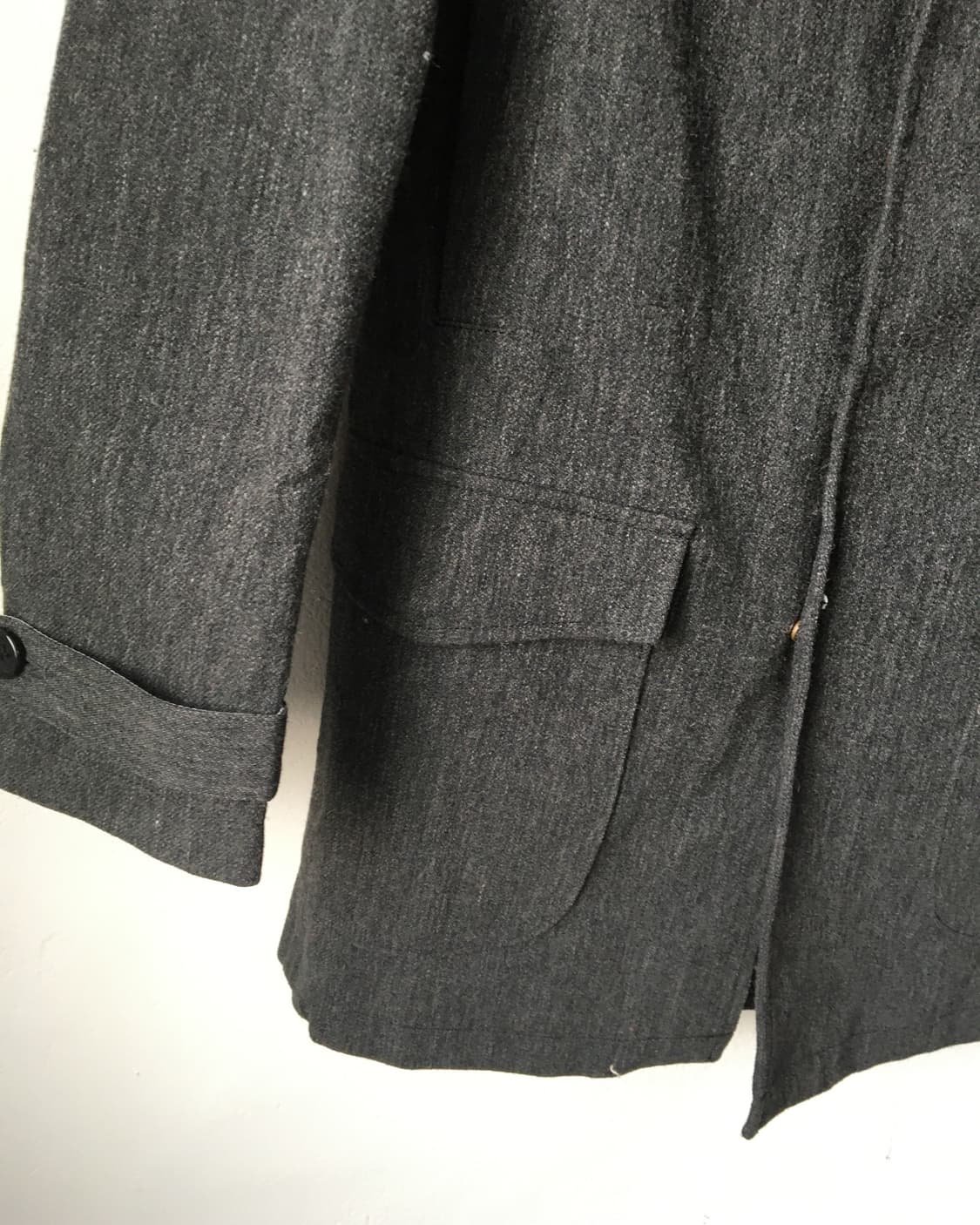 Duffle button point hood coat 상품이미지5