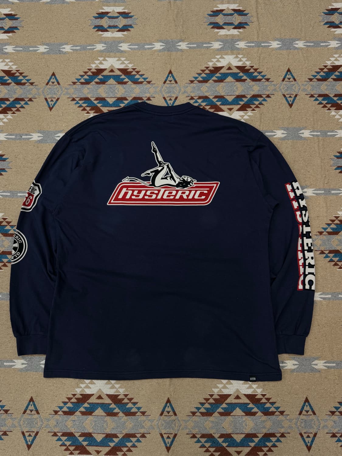 [XL] 히스테릭글래머 모터 시티 피버 티셔츠 네이비 상품이미지5