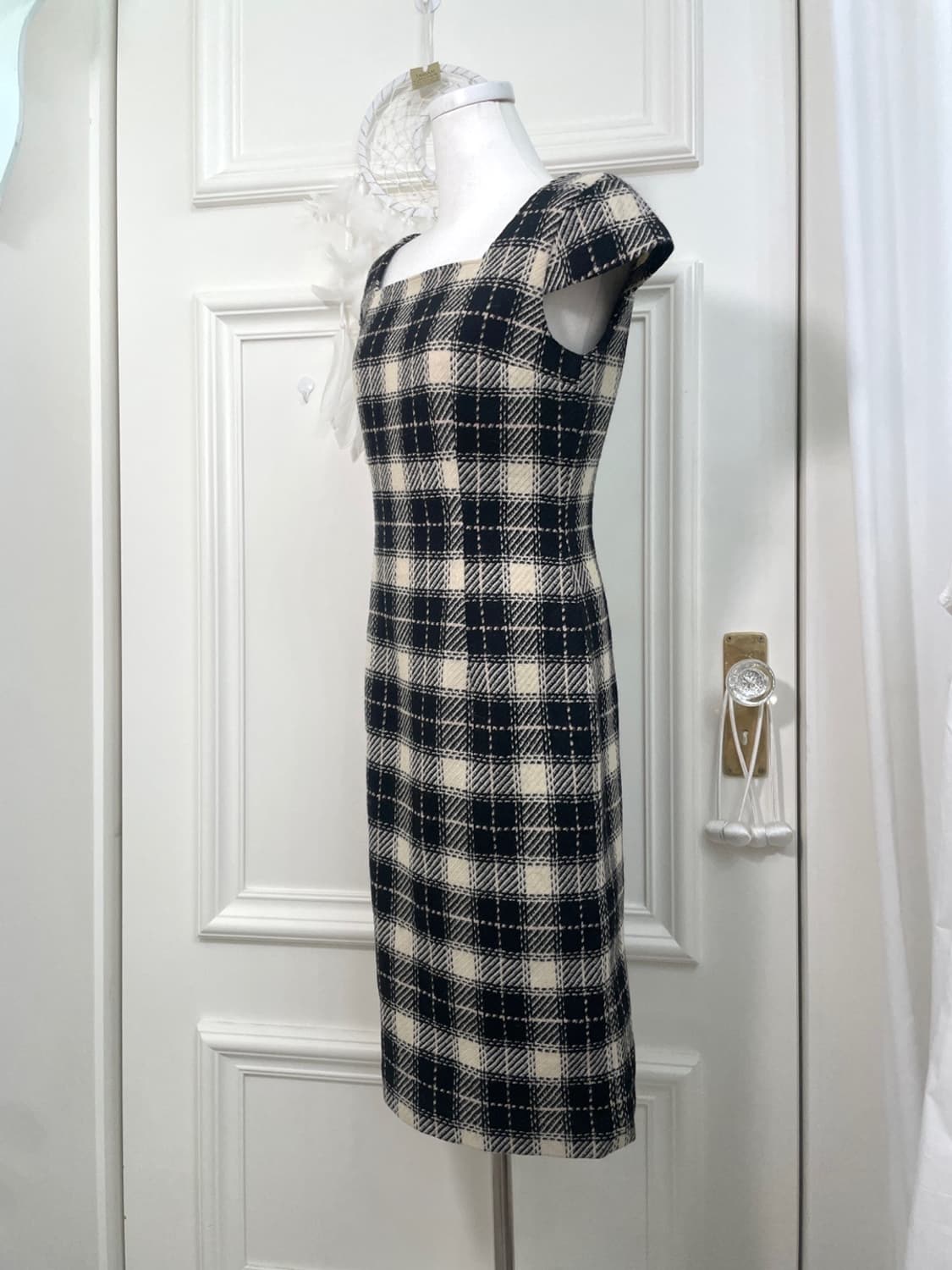 black&beige check princess line feminine 상품이미지2