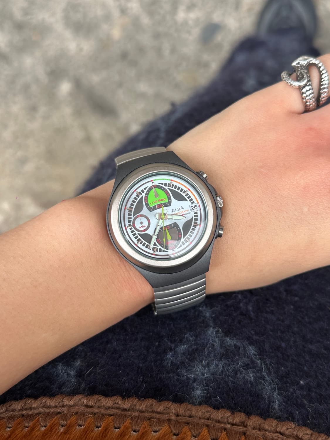 Seiko Alba AKA Chronograph Watch🦠 상품이미지1