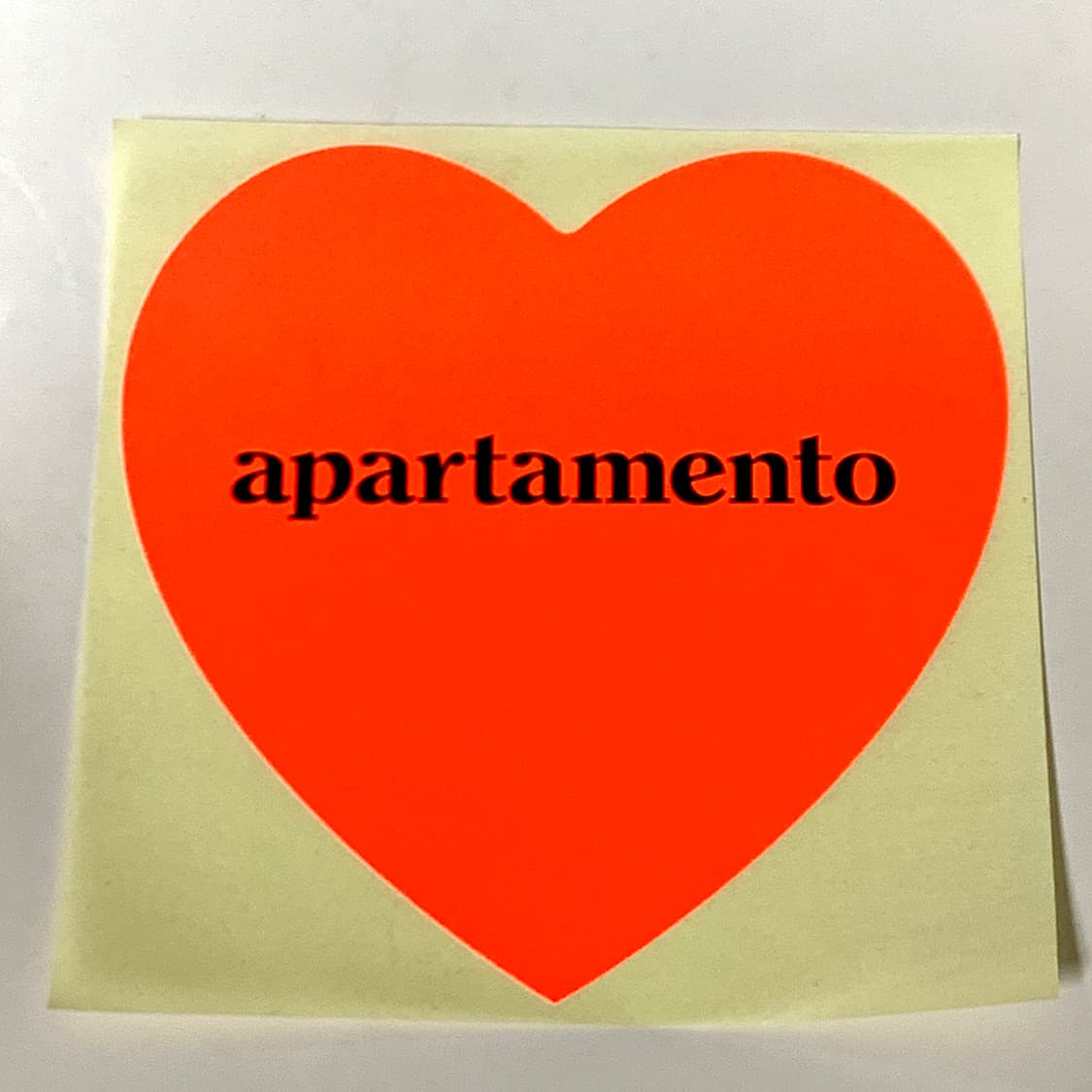 아파르타멘토 apartamento 하트 스티커 노트북 스티커 상품이미지1