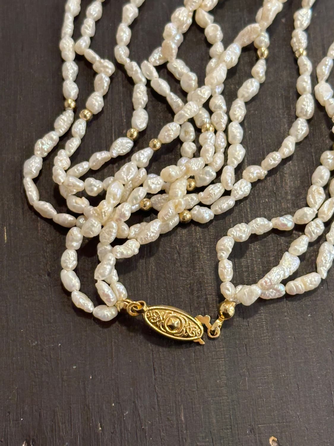 Vintage pearl necklace 상품이미지5