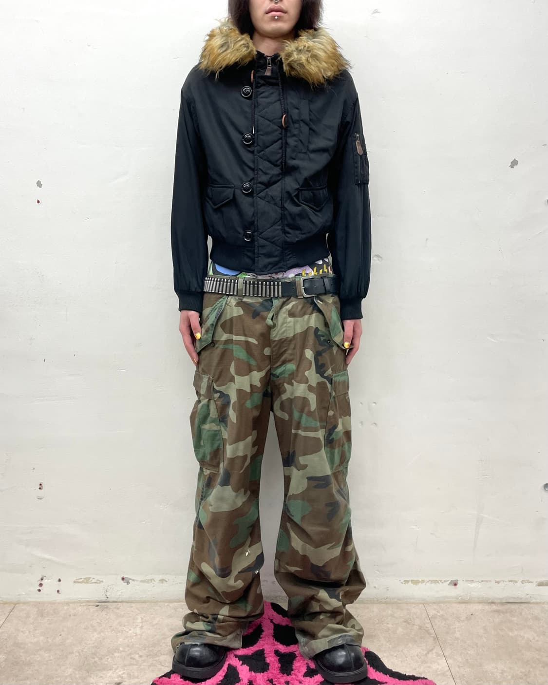 Big Hoodie Black Padded Jacket  상품이미지6