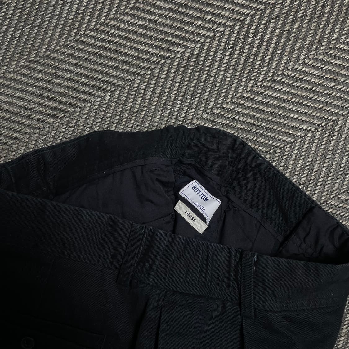 지오지아 코튼 루즈핏 미니멀 팬츠o 5384 상품이미지6