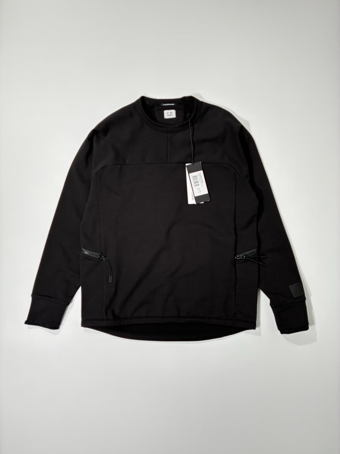 CP컴퍼니 메트로폴리스 스트레치 플리스 스웨트셔츠 블랙 M사이즈 상품이미지1