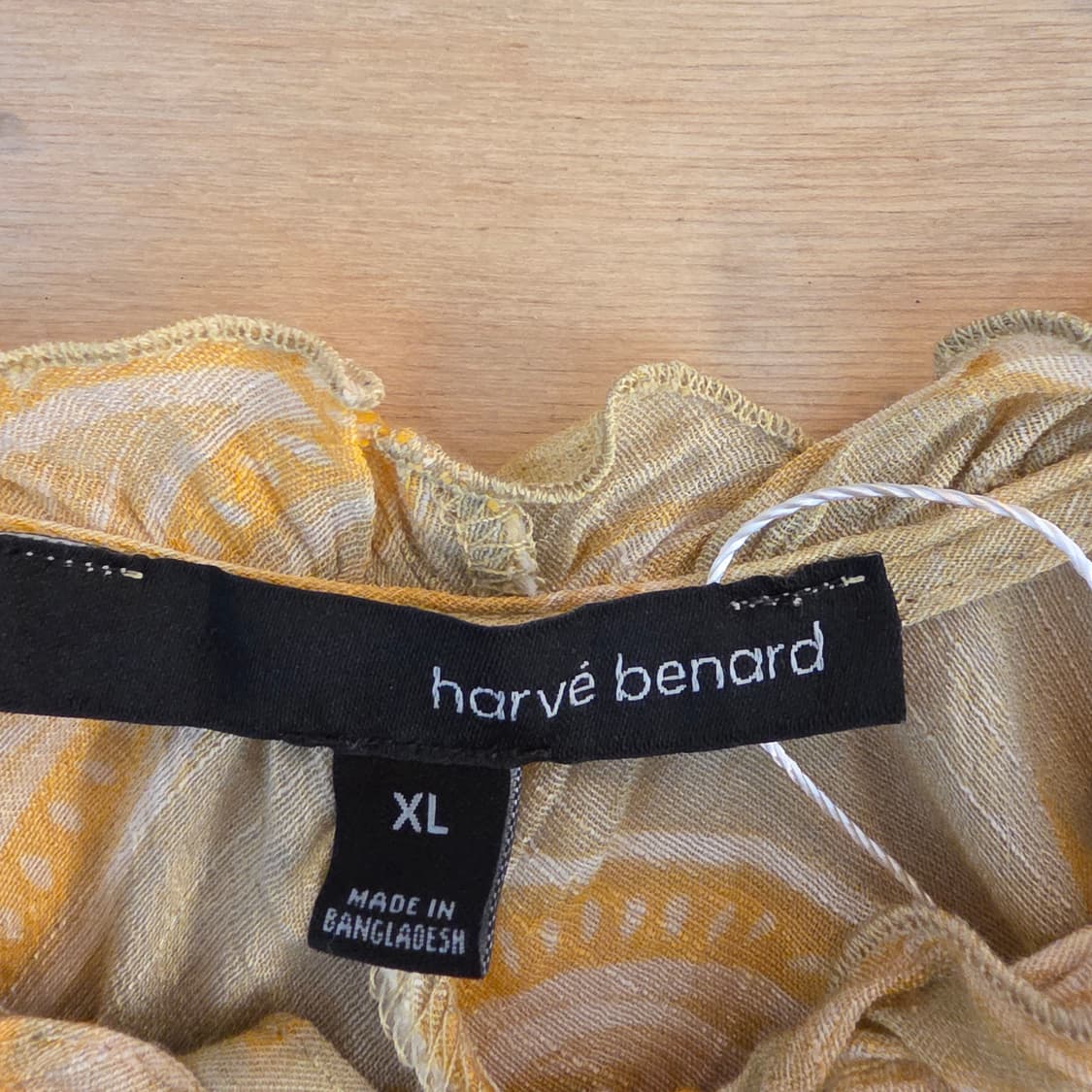 harvé benard 샌드 베이지 페이즐리 보헤미안 블라우스 상품이미지9