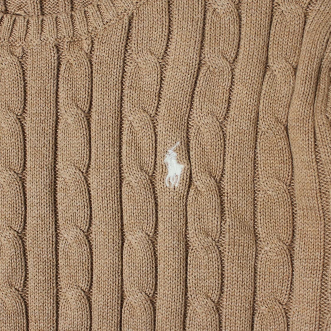 Polo 폴로 랄프로렌 QR신형 베이지 케이블 니트  상품이미지3