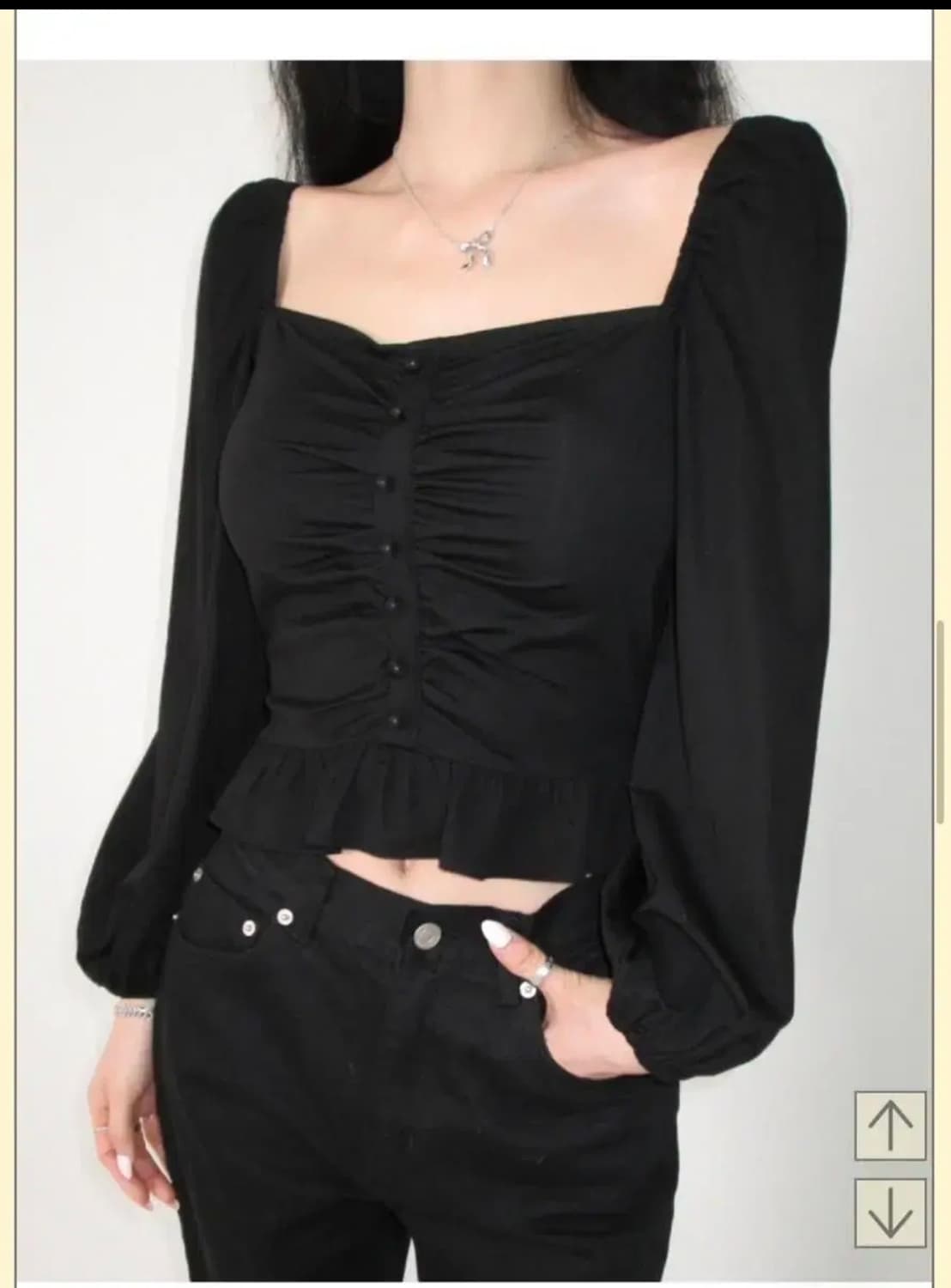 (새상품) 페일제이드 c+s bl 2024 블라우스 상품이미지1