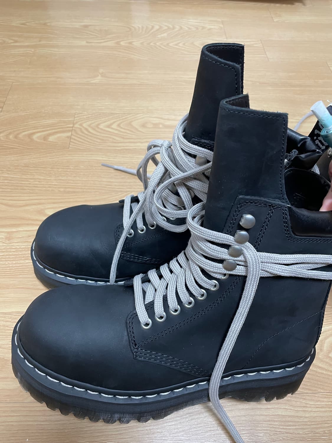 닥터마틴 x 릭오웬스 스틸토 uk7 상품이미지3