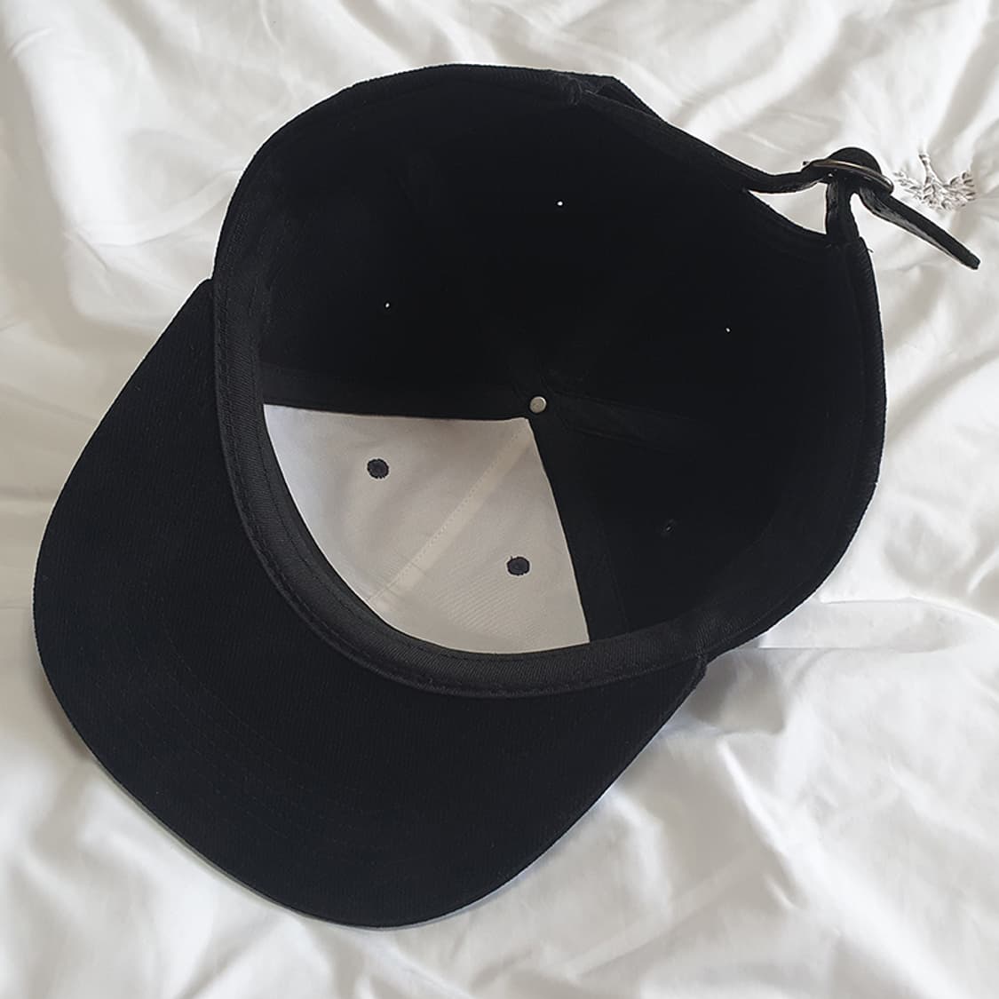 [OS] 슈프림 클래식로고 6패널캡 블랙 상품이미지4