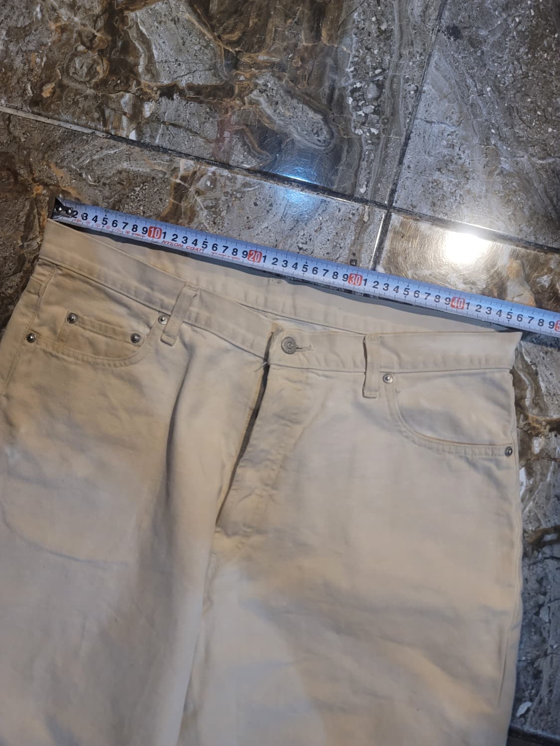 더블알엘 캔버스 더티 워크팬츠 베이지 상품이미지5