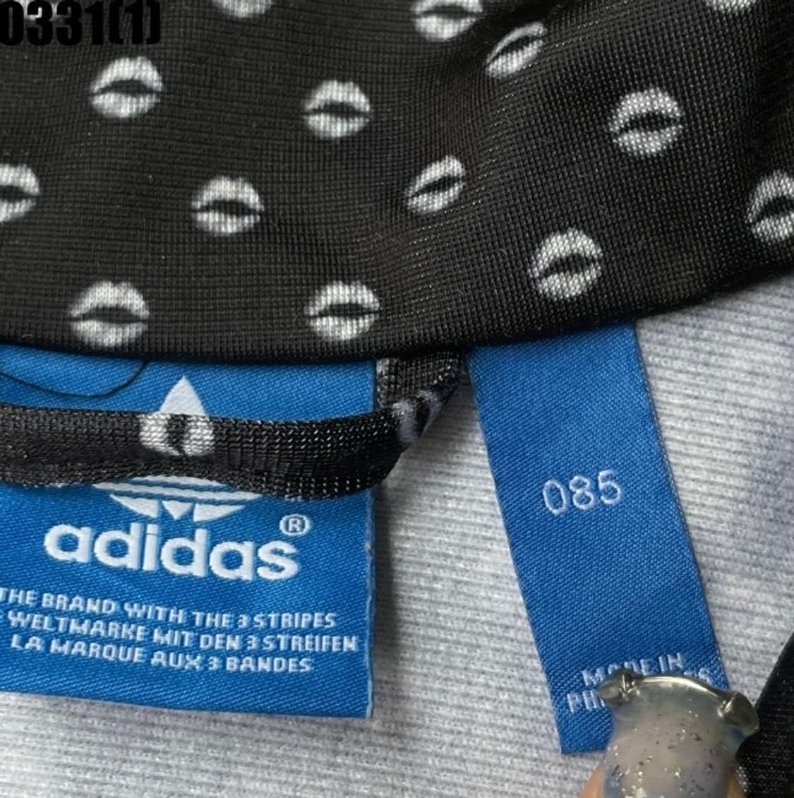 작사 희귀 / 아디다스 키스마크 도트 패턴 져지 아디다스 져지 땡땡이 상품이미지3