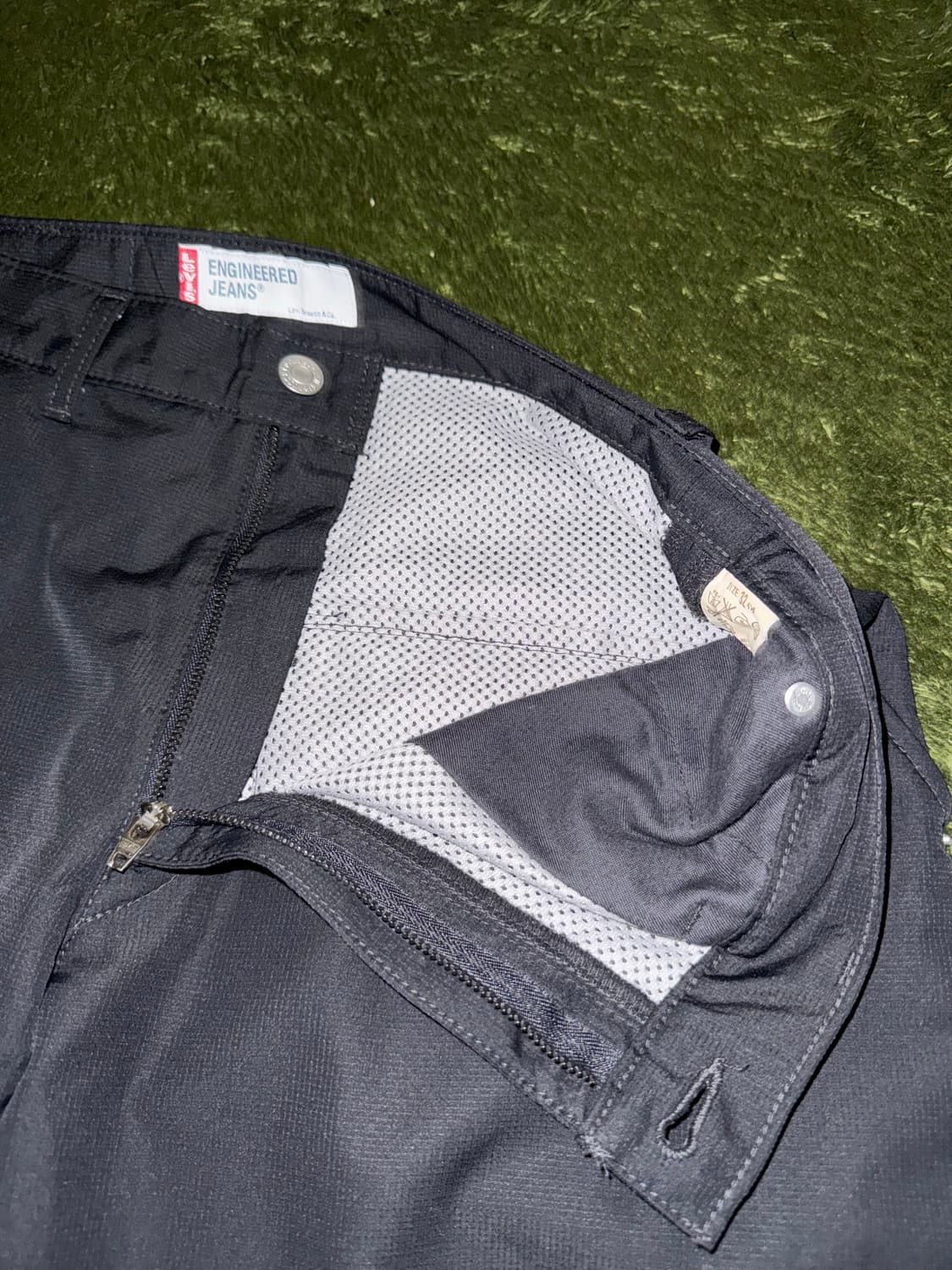 [32] 리바이스 재팬 엔지니어드 진 폴리 워크 팬츠 블랙 상품이미지3