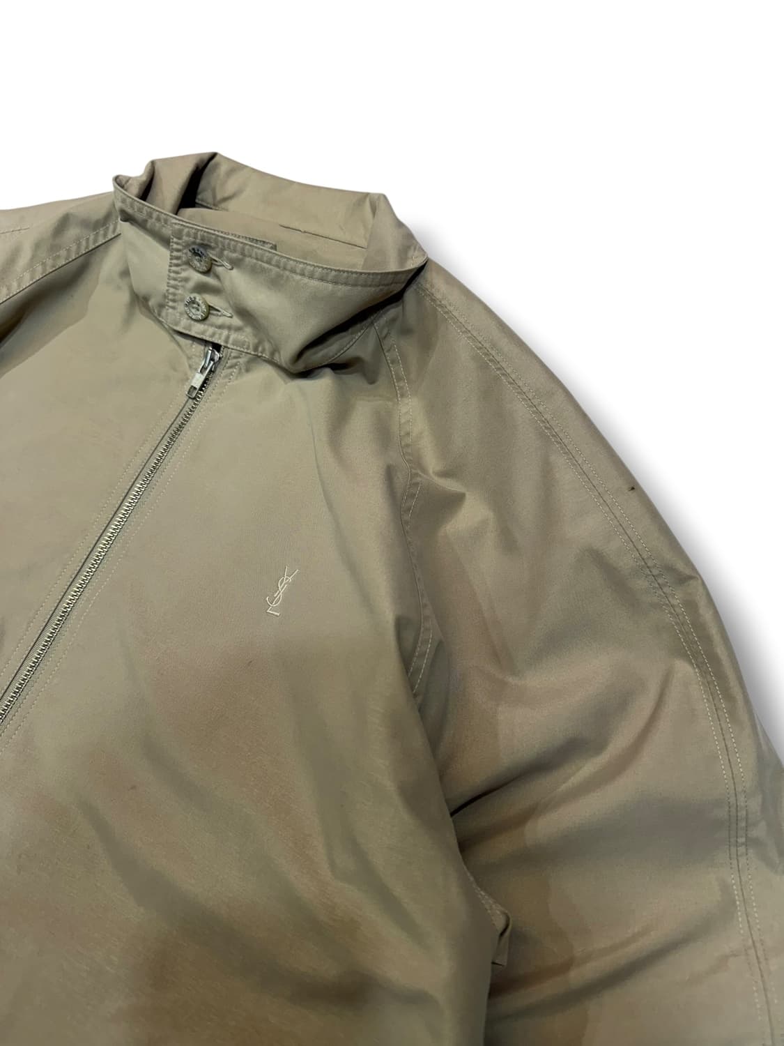 90s 입생로랑 빅로고 스윙톱 자켓 (L)   상품이미지6