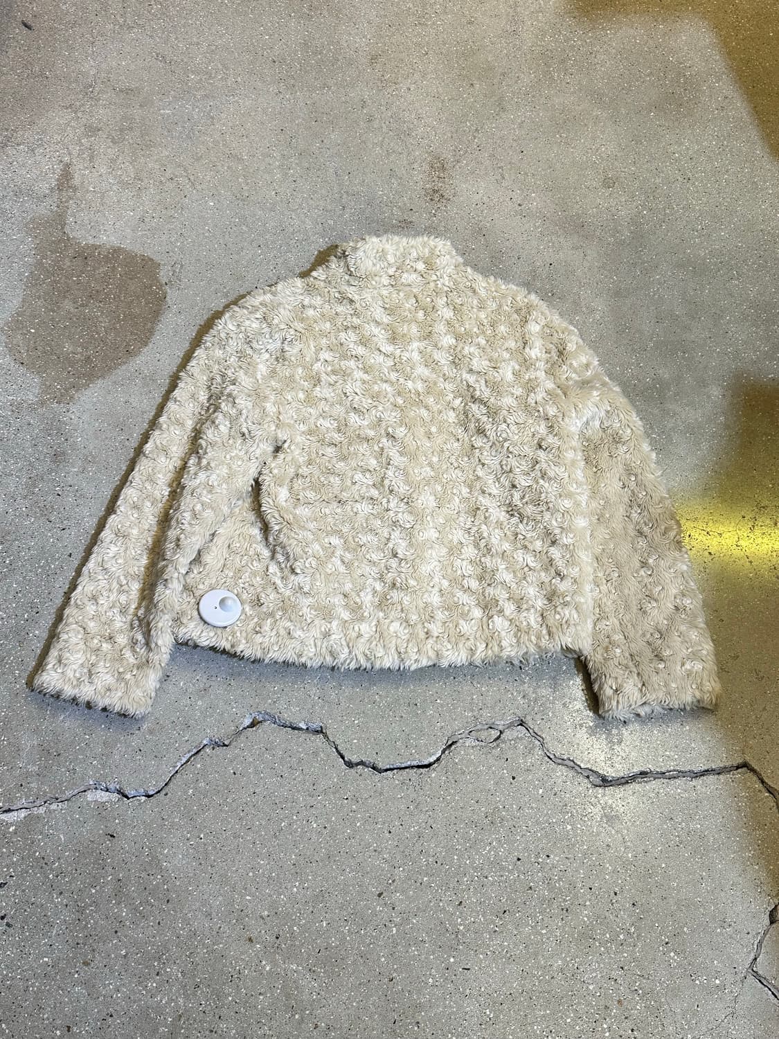 VINTAGE 빈티지 아이보리 에코퍼자켓 상품이미지5